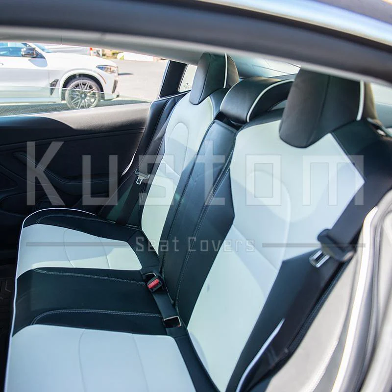 Zero E 2017-2023 Tesla Model 3 Custom Leather Seat Covers