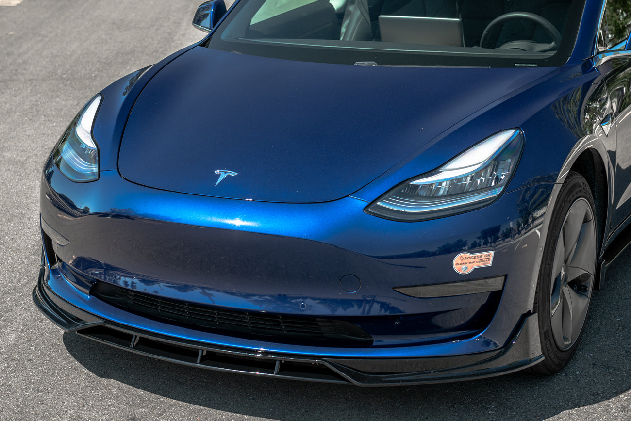 Zero E 2017-2023 Tesla Model 3 Performance Front Splitter and Side Skirts