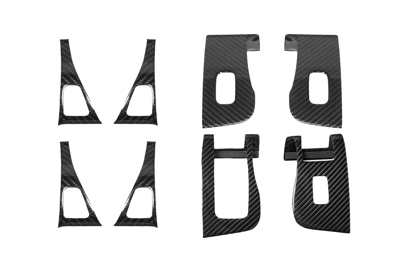 Zero E 2020-2023 Tesla Model 3 & Y Interior Door Glass Lifting Panel Cover