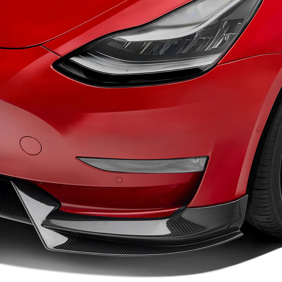 Adro 2017-2023 Tesla Model 3 Premium Prepreg Carbon Fiber Front Lip