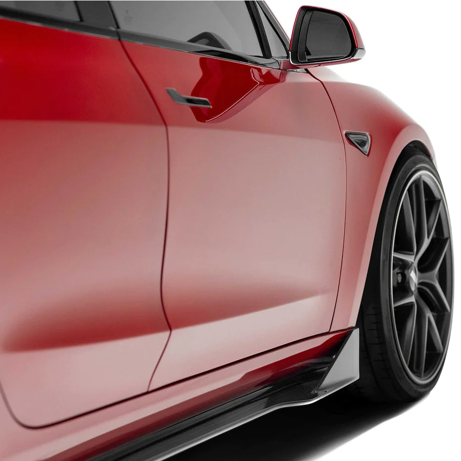 Adro 2017-2023 Tesla Model 3 Premium Prepreg Carbon Fiber Side Skirts