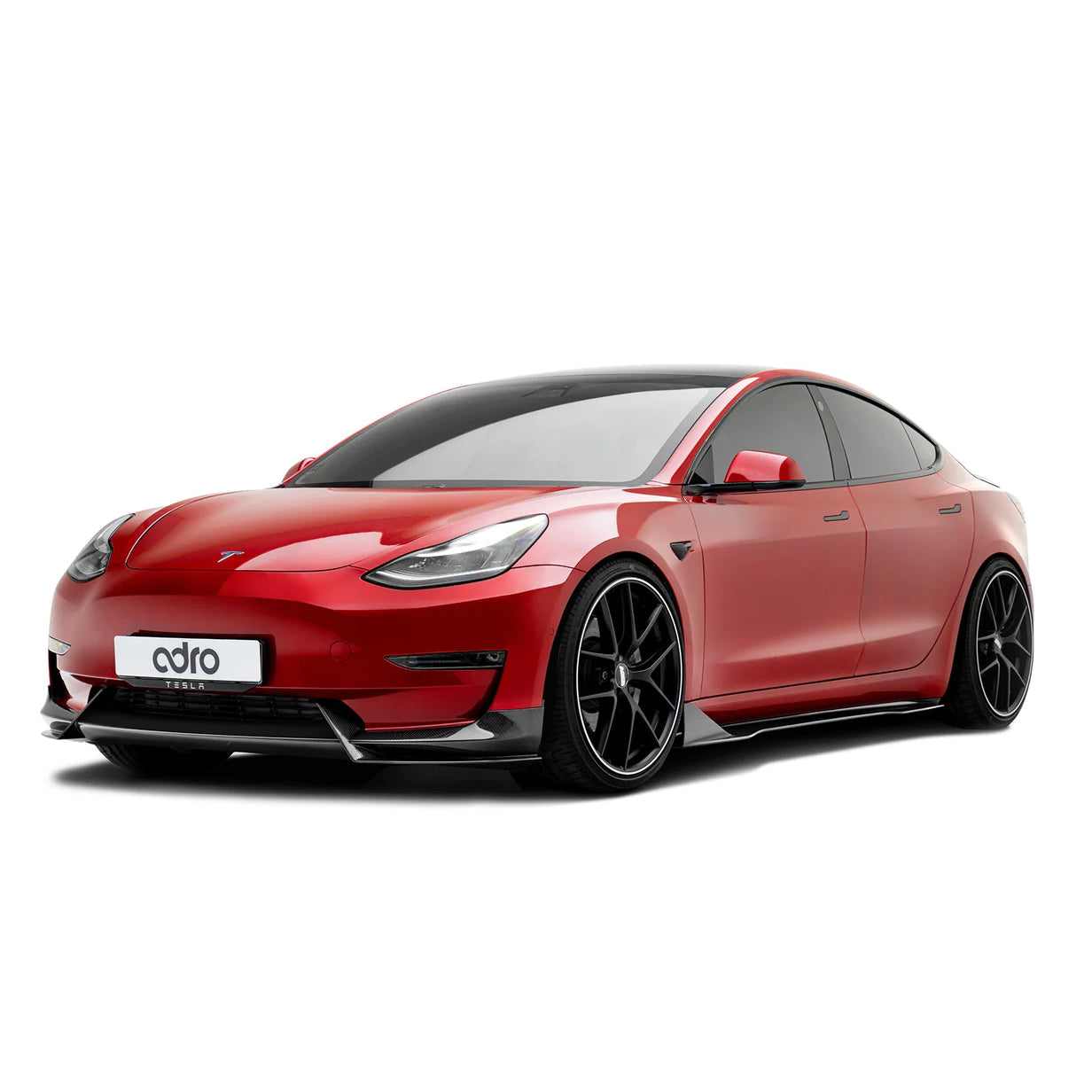 Adro 2017-2023 Tesla Model 3 Premium Prepreg Carbon Fiber Side Skirts