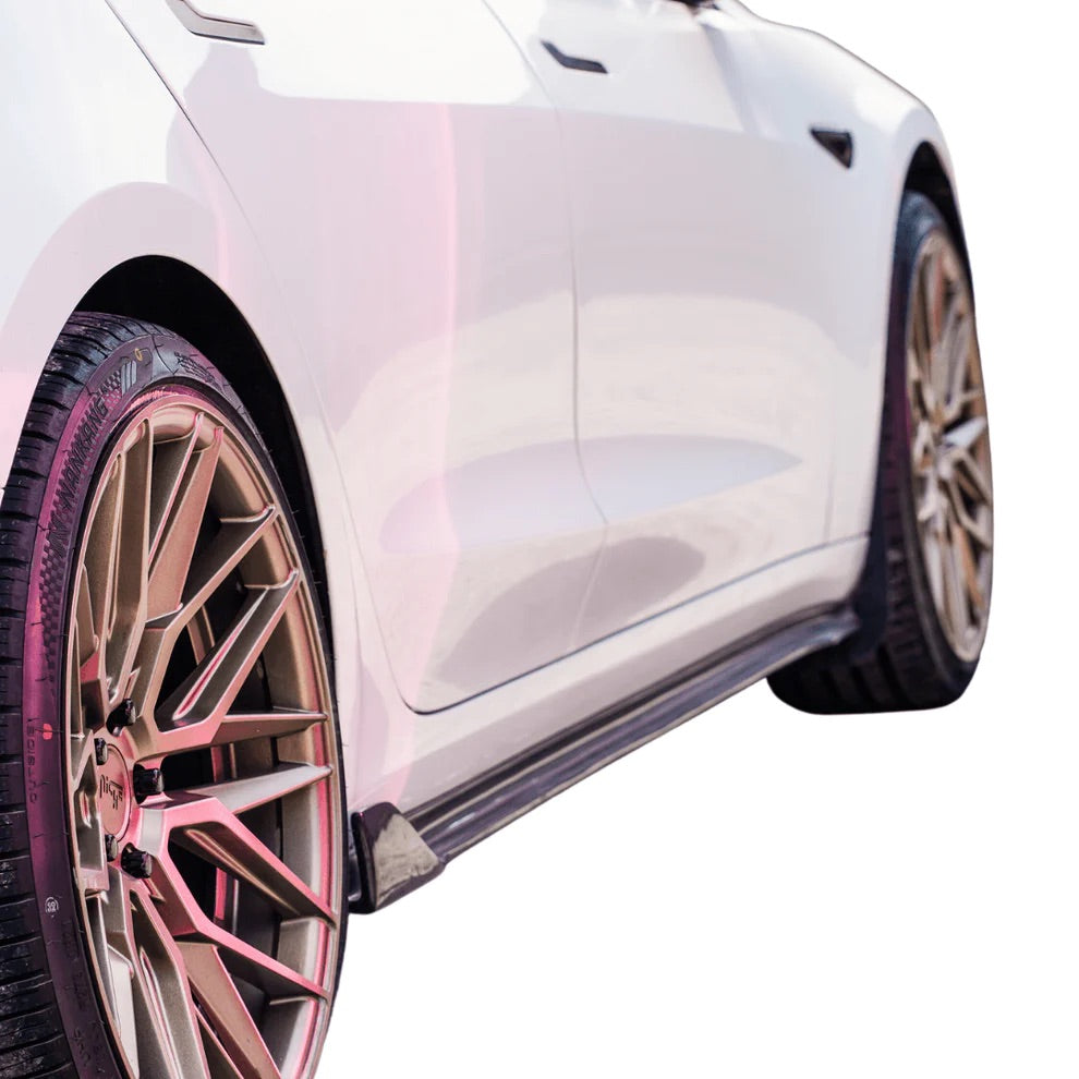 Carbone Prestige 2017-2023 Tesla Model 3 Carbon Fiber Side Skirts