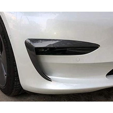 Carbone Prestige 2018-2023 Tesla Model 3 Carbon Fiber Fog Light Trim Covers