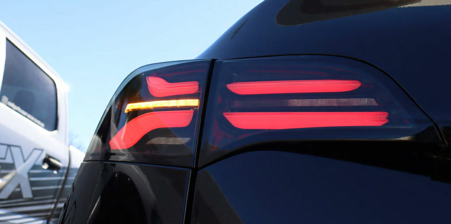 AlphaRex 2020-2023 Tesla Model Y (With Stock Amber Turn Signal) Pro-Series LED Tail Lights
