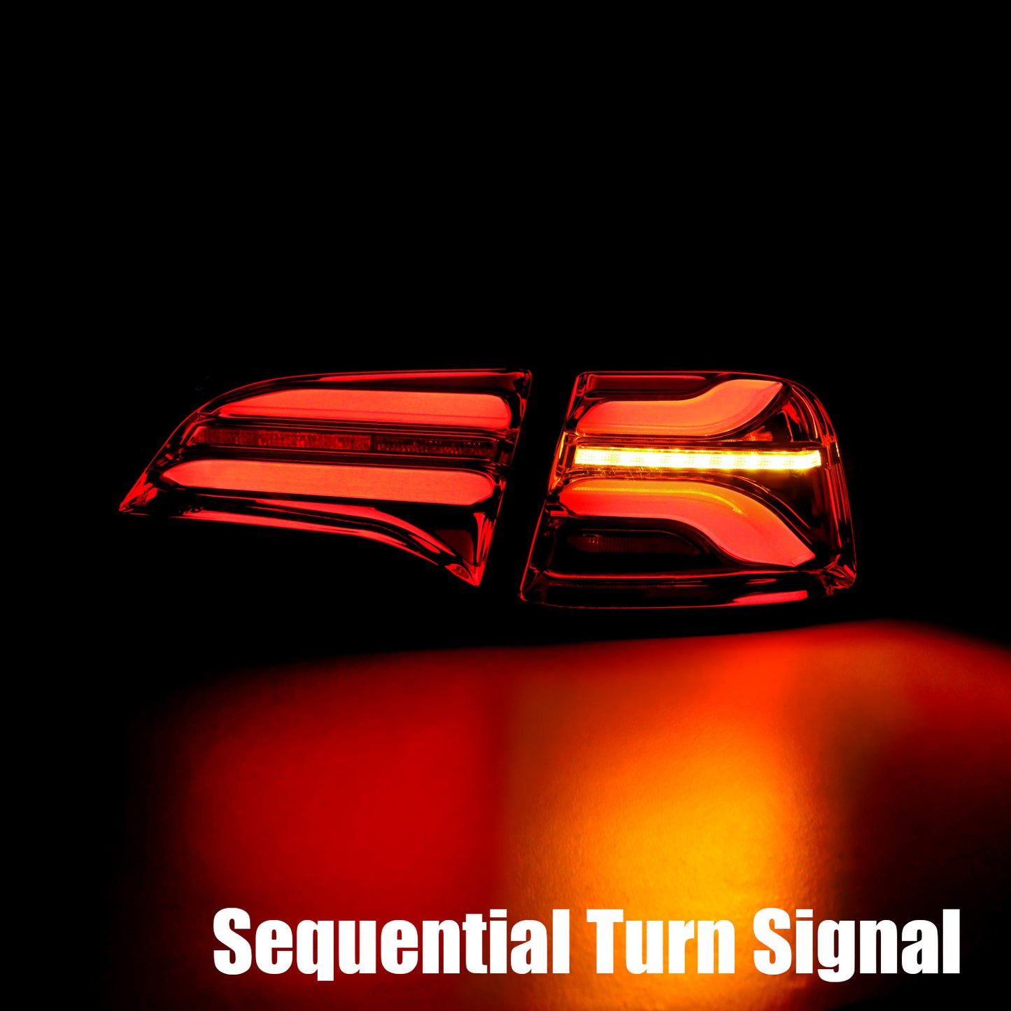 AlphaRex 2020-2023 Tesla Model Y (With Stock Amber Turn Signal) Pro-Series LED Tail Lights