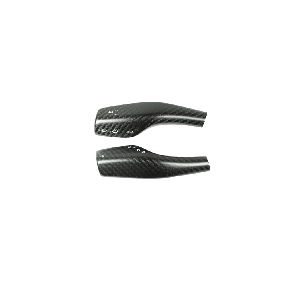 Carbone Prestige 2017-2023 Tesla Model 3 & Y Carbon Fiber Flasher and Gear Selector Stock Covers