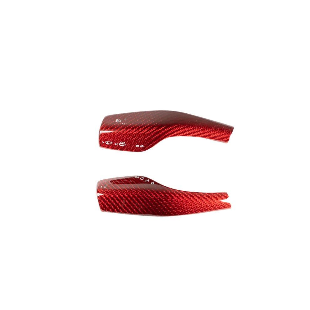Carbone Prestige 2017-2023 Tesla Model 3 & Y Carbon Fiber Flasher and Gear Selector Stock Covers