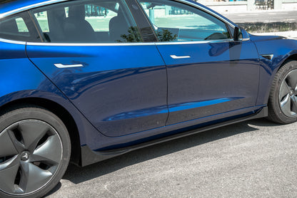 Zero E 2017-2023 Tesla Model 3 Performance Front Splitter and Side Skirts