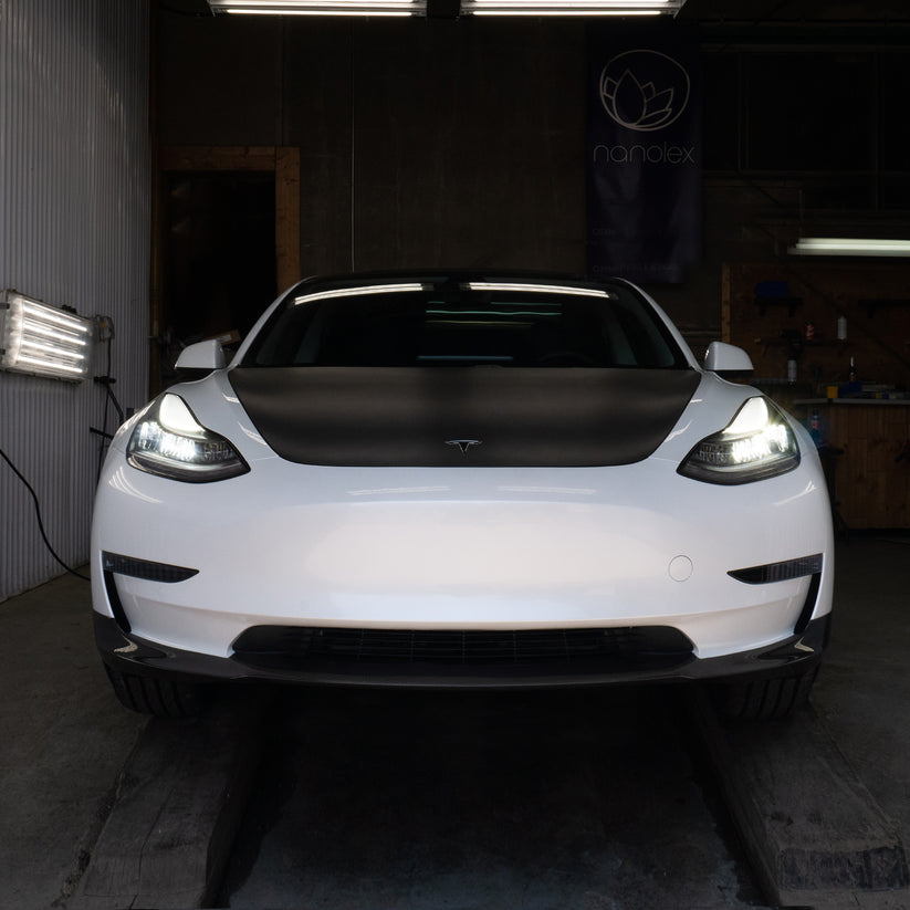 Carbone Prestige 2017-2023 Tesla Model 3 Carbon Fiber Front Lip "ES" Style