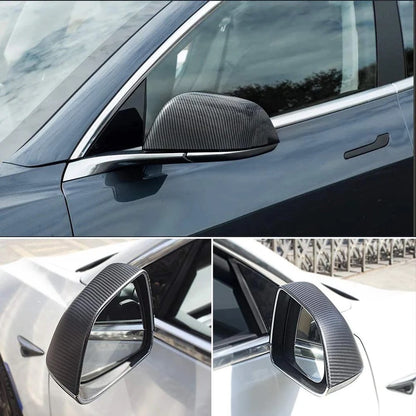 Carbone Prestige 2017-2023 Tesla Model 3 Carbon Fiber Mirror Caps
