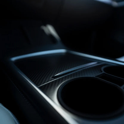 Carbone Prestige 2021-2023 Tesla Model 3 & Y Carbon Fiber Console Wrap