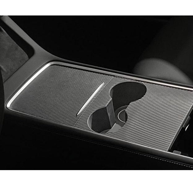 Carbone Prestige 2021-2023 Tesla Model 3 & Y Carbon Fiber Console Wrap